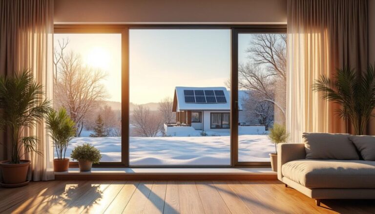 découvrez comment exploiter la chaleur naturelle du soleil pour réchauffer votre maison en hiver de manière écologique et économique.